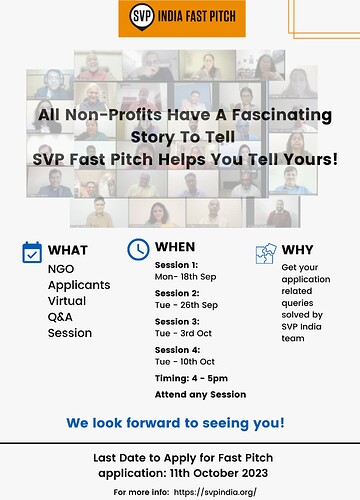 Fast Pitch Virtual Q&A sessions